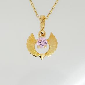 ≪FatimaDesign≫喧嘩番長 乙女/中山ひなこイメージペンダント/K10製