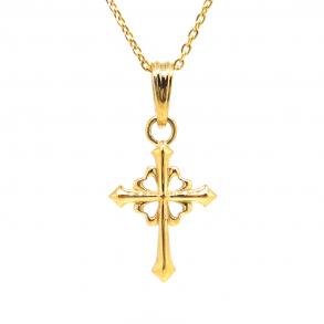 ≪Ark/アーク≫tiny four heart cross pendant/タイニーフォーハートクロスペンダント[ARKN-0085K18YG]