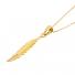 ≪Ark/アーク≫tiny feather pendant/タイニーフェザーペンダント[ARKN-0087K18YG]