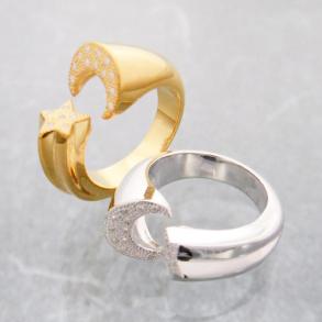 ≪クレセントルナ≫ LUNA ESTRELLA RING TYPE B *