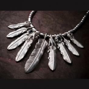≪buff/バフ≫藤井流星さん着用!!千年フェザーチョーカー/ペンダント・ネックレス