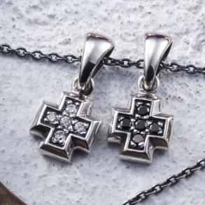 ≪FatimaDesign/ファティマデザイン≫ペアセット販売/セイントクロス・チャームペンダント (チェーン付)