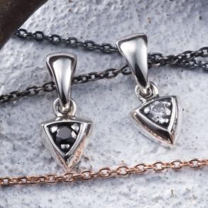 ≪FatimaDesign/ファティマデザイン≫ペアセット販売/デルタ・チャームペンダント (チェーン付)