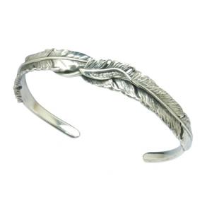 ≪DEAL LTD/ディールエルティーディー≫DOUBLE FEATHER BANGLE