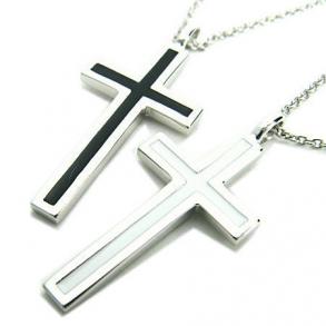 ≪LARA　Christie/ララクリスティー≫  レールクロス ペアネックレス[PAIR Label ]/P3190-P