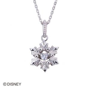 販売終了≪white clover/ホワイトクローバー≫【white clover/Disney Series】ディズニー/アナと雪の女王/FROZEN/雪の結晶/スノーフレークネックレス/シルバー&オルゴール付きジュエリーBOX DI300RD