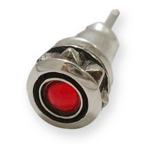 ≪DEAL　DESIGN/ディールデザイン≫スパイクピアスwith stone