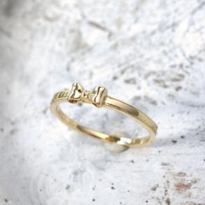 ≪MASAKI AMSEI/マサキアムセイ≫ミルグレイン・リボンリング